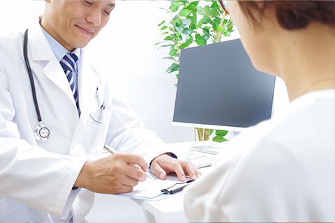 同意書を書くイメージ