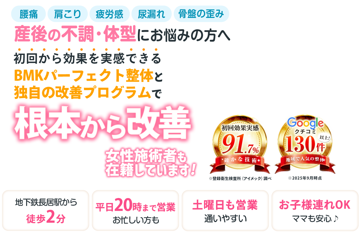 産後の骨盤矯正headiPC用